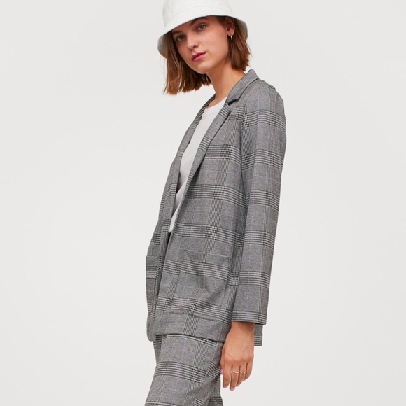 NWOT Plaid double breasted jacket - Picture 3 of 7